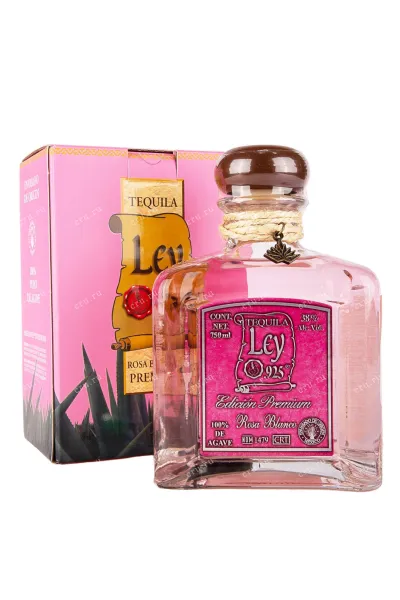 Текила Ley 925 Rosa Blanco Premium in gift box  0.75 л