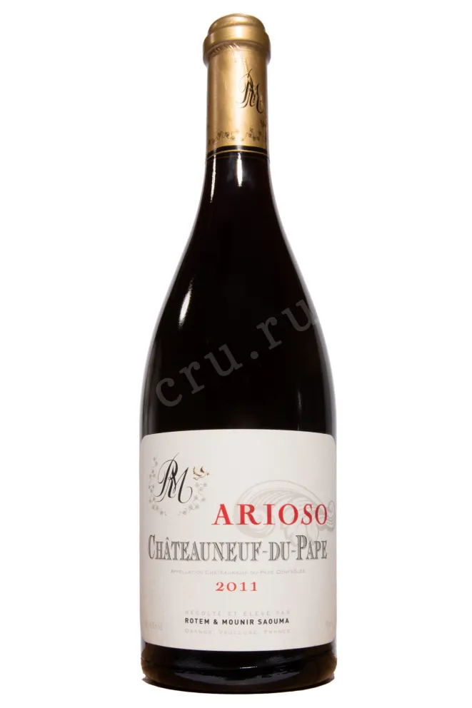 Вино Rotem & Mounir Saouma Arioso Chateauneuf-du-Pape AOC 2011 0.75 л
