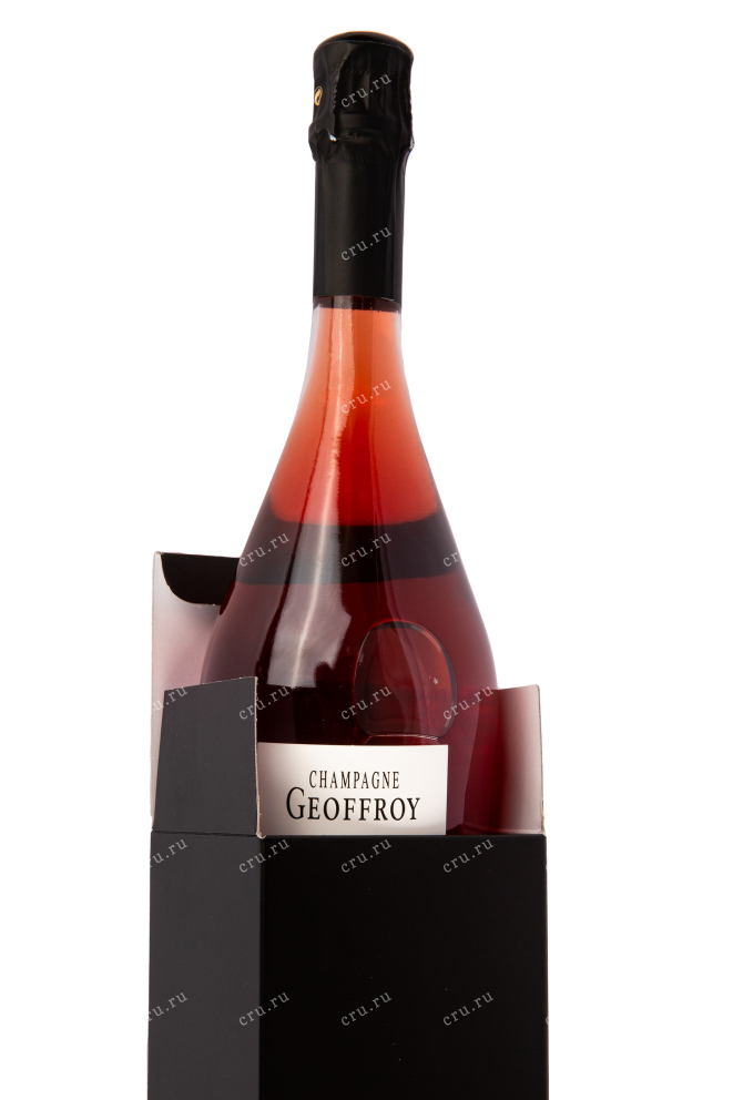 Подарочная коробка игристого вина Rene Geoffroy Champagne Rose de Saignee Premier Cru 0.75 л