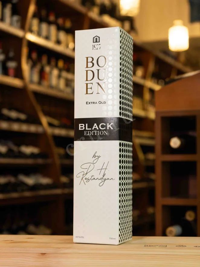 В магазине Крю Профи Boduen Black edition Extra Old 14 years in gift box 0.7 л