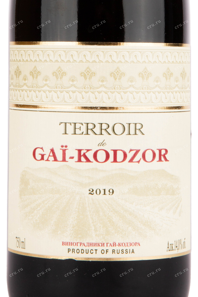 Вино Терруар де Гай-Кодзор 2022 0.75 л