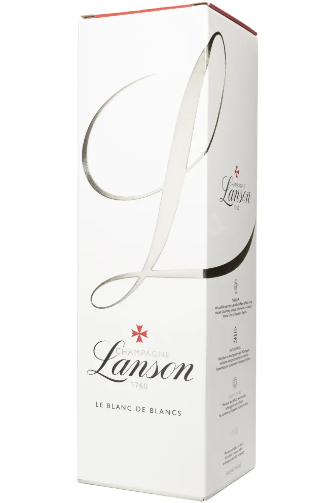 Подарочная коробка Lanson Le Blanc de Blancs Brut gift box 2020 0.75 л