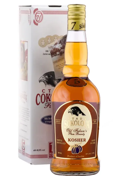 Ракия Stara Sokolova Plum Kosher in box  0.7 л