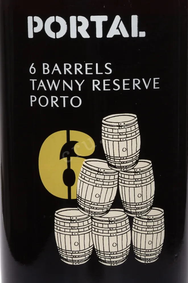 Этикетка Portal 6 Barrels Tawny Reserve 2016 0.75 л