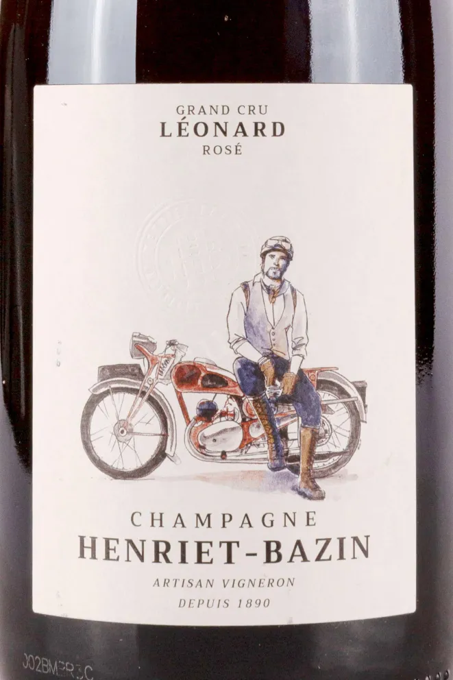 Этикетка Henriet-Bazin Leonard Grande Cru Brut Rose 2019 0.75 л