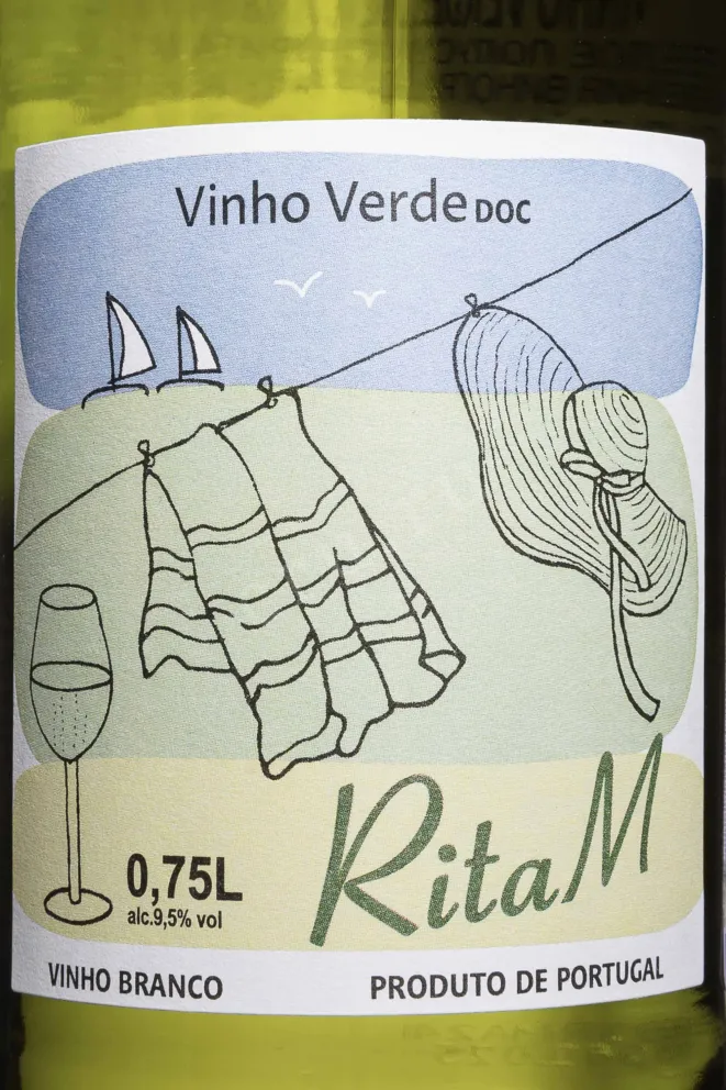 Этикетка Rita M Vinho Verde 2024 0.75 л