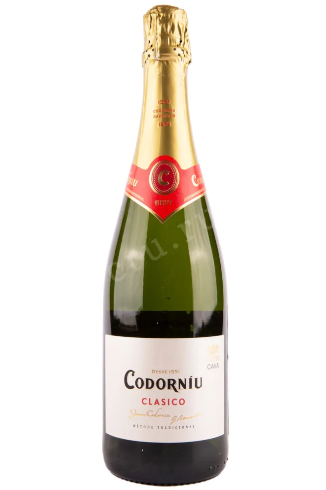 Игристое вино Codorniu Clasico Cava Brut gift box 2022 0.75 л