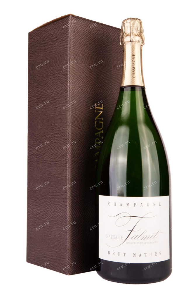 Шампанское Nathalie Falmet Cuvee Brut Nature gift box  1.5 л
