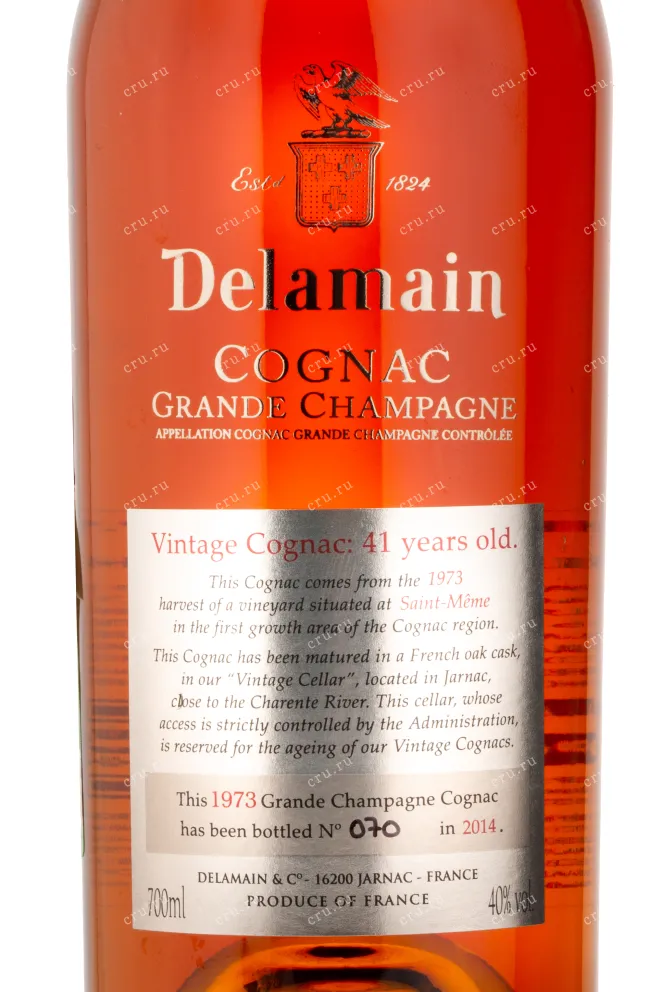 Коньяк Delamain 1973 0.7 л