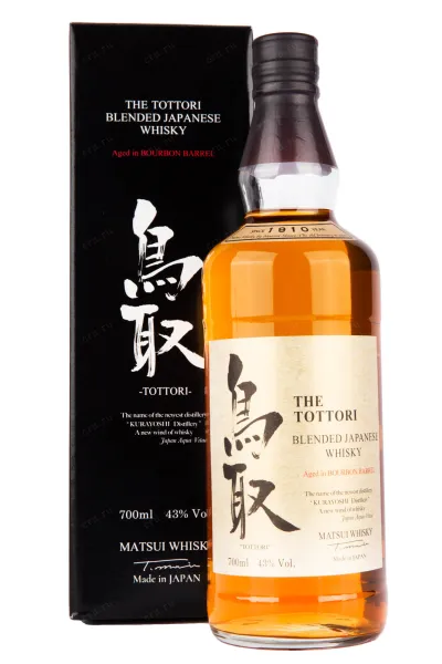 Виски The Tottori Bourbon Barrel with gift box  0.7 л