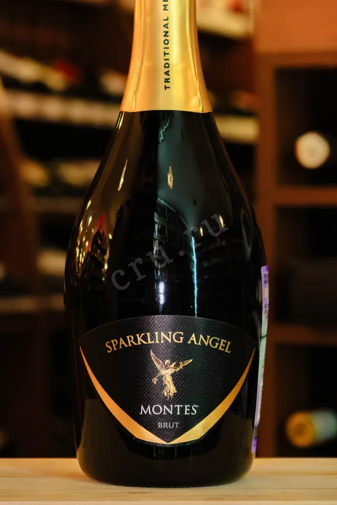 В магазине Крю Профи Montes Sparkling Angel Brut DO 2020 0.75 л
