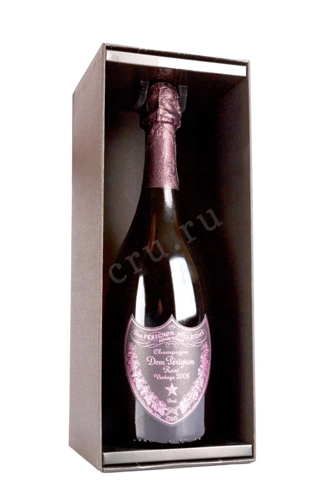В подарочной коробке Dom Perignon Rose in gift box 2008 0.75 л