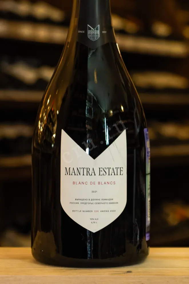 В магазине Крю Профи Mantra Estate Blanc De Blancs 2021 0.75 л