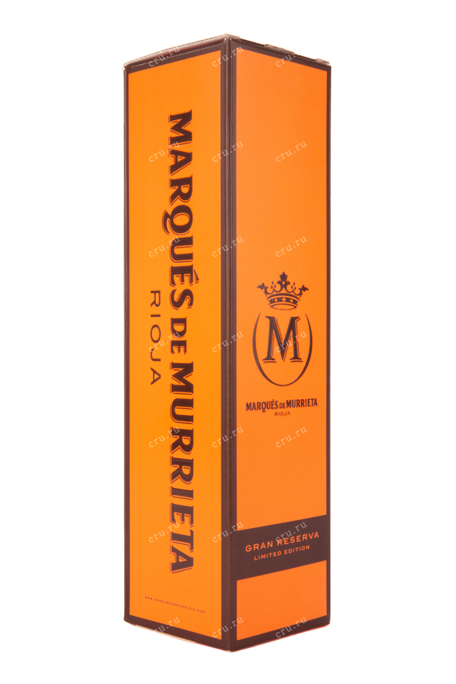 Подарочная упаковка вина Маркиз де Муррьета Гран Резерва 2012 0.75
