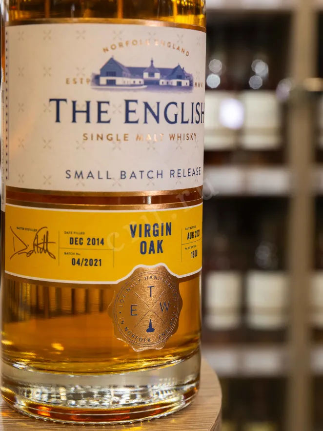 В магазине Крю Профи English Whisky Small Batch Release Virgin Oak gift box 0.7 л