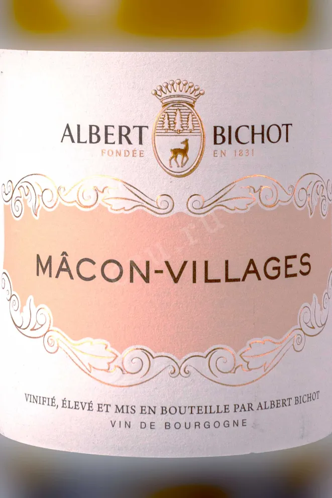 Этикетка Albert Bichot Macon-Villages 2022 0.75 л