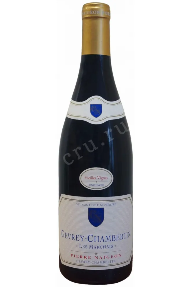 Вино Pierre Naigeon Gevrey-Chambertin Les Marches 2014 0.75 л