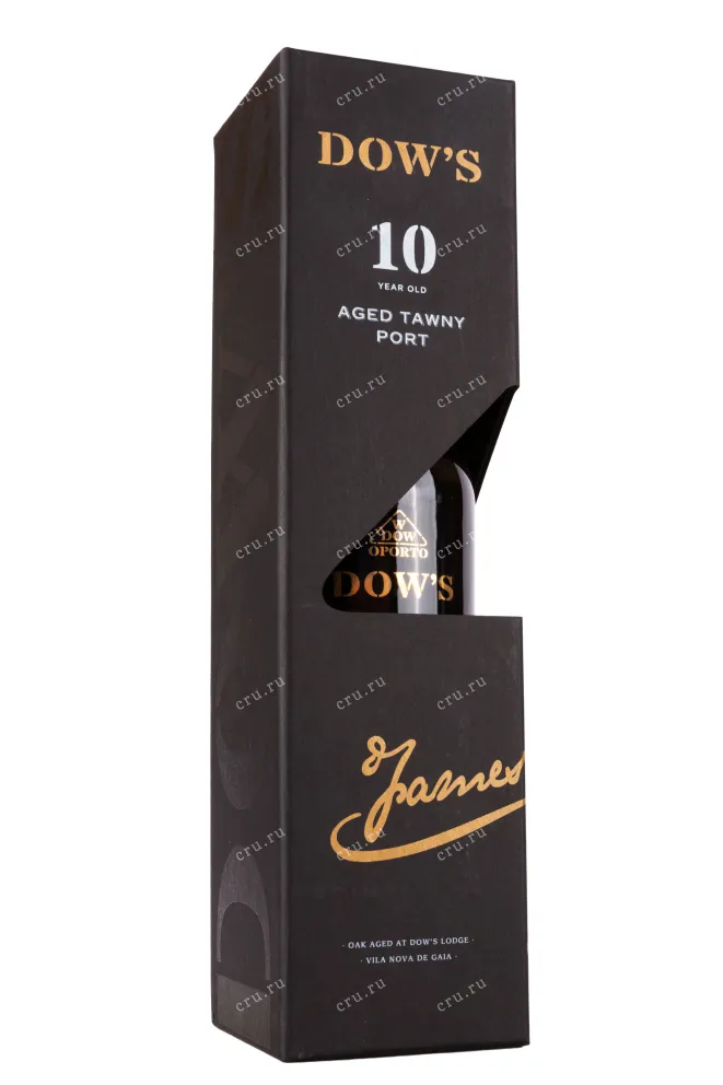 Подарочная коробка Dows 10 years old Tawny in gift box 2013 0.75 л