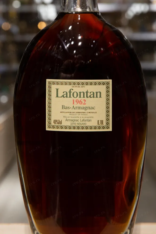 Этикетка Lafontan 1962 0.7 л