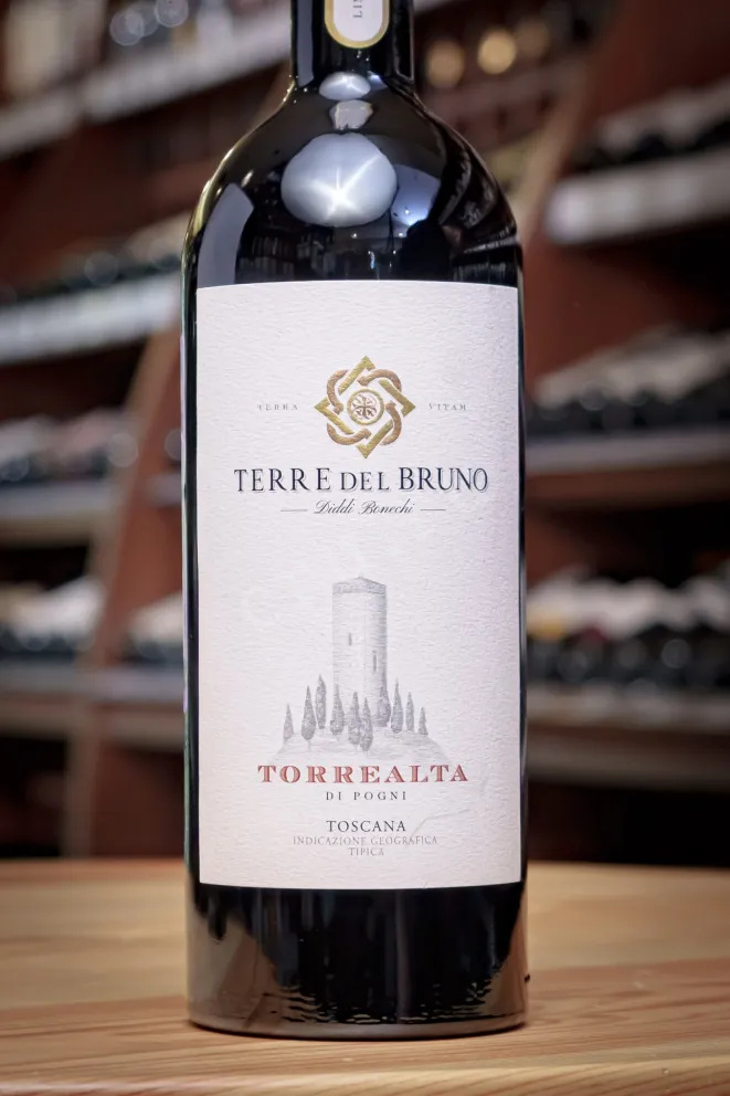В магазине Крю Профи Terre del Bruno Torrealta Toscana wooden box 2021 0.75 л