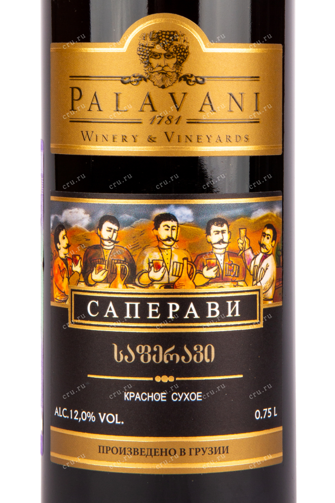 Вино Palavani Saperavi 2020 0.75 л