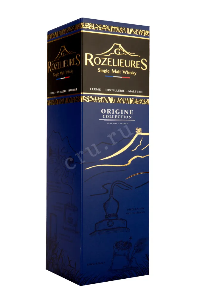 Подарочная коробка виски Розелье Ориджин Коллексьон Сингл Молт 0,7