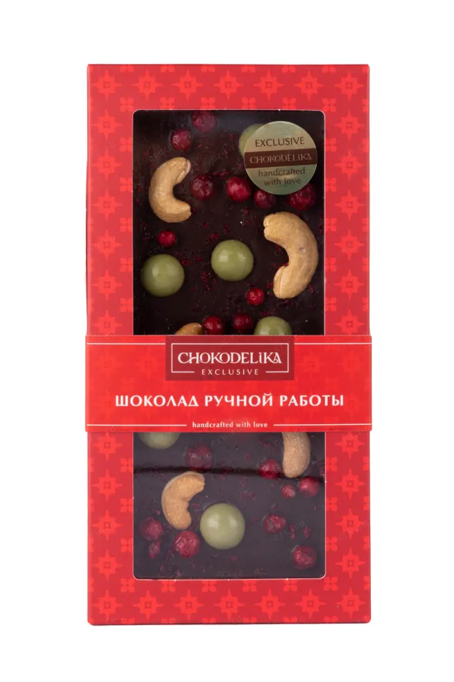 Шоколад Подарочный набор Чокоделика Апельсин+Вишня  70 г