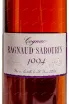Этикетка Ragnaud-Sabourin Millesime in gift tube 1994  0.7 л
