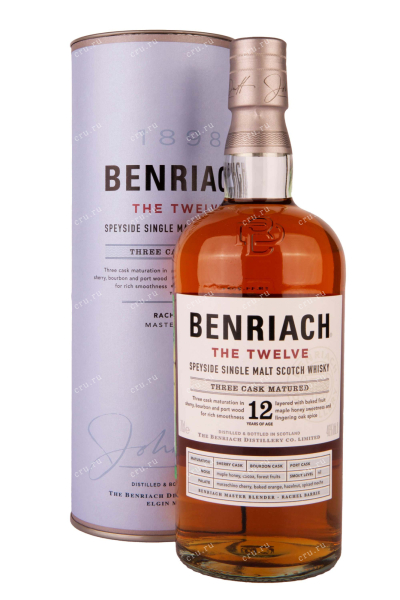 Виски Benriach Sherry Wood 12 years gift box  0.7 л