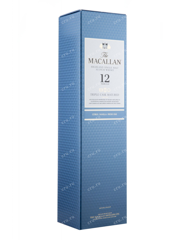 Виски Macallan 12 years Triple Cask  0.7 л