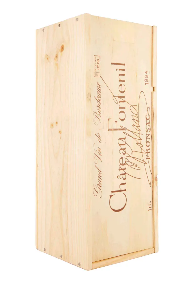 Деревянная коробка Chateau Fontenil Rolland Collection in gift box 1994 3 л