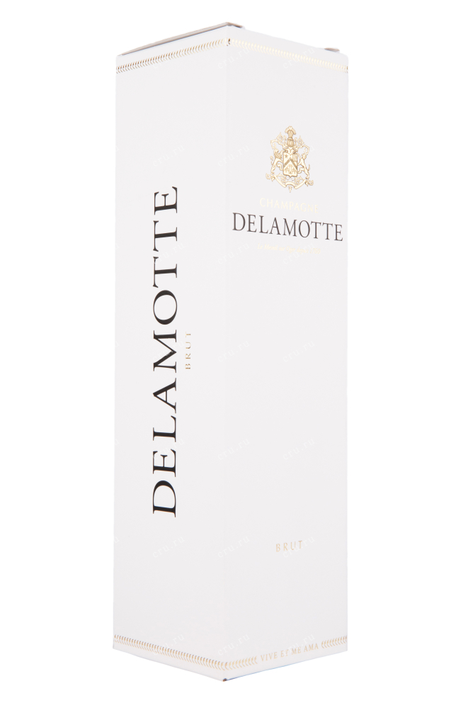 Подарочная коробка игристого вина Delamotte Brut gift box 0.75 л