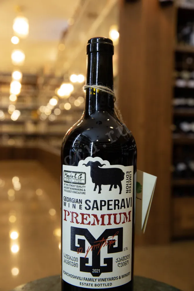 В магазине Крю Профи Koncho & Co Saperavi Premium 2021 0.75 л