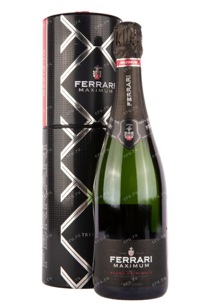 Игристое вино Ferrari Maximum Blanc de Blancs Trento gift box  0.75 л