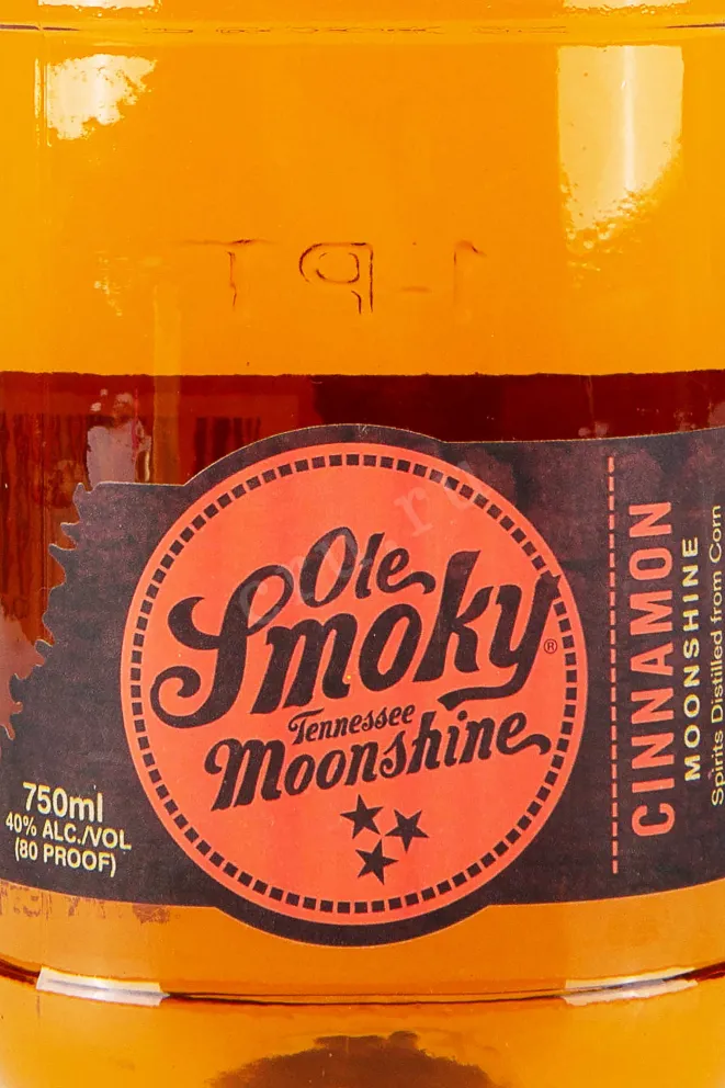 Этикетка Ole Smoky Moonshine Tennessee Cinnamon 0.75 л