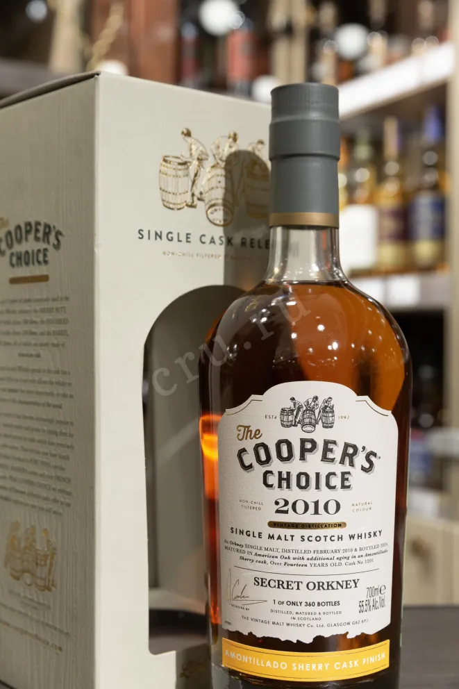 В магазине Крю Профи The Cooper's Choice Secret Orkney Amontillado Sherry Cask Finish in gift box 0.7 л