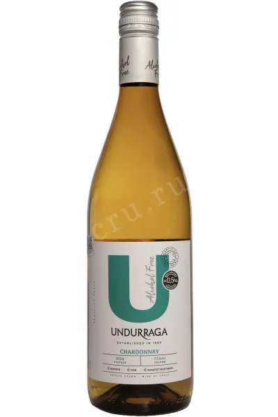 Вино Undurraga Chardonnay Alcohol Free 2024 0.75 л