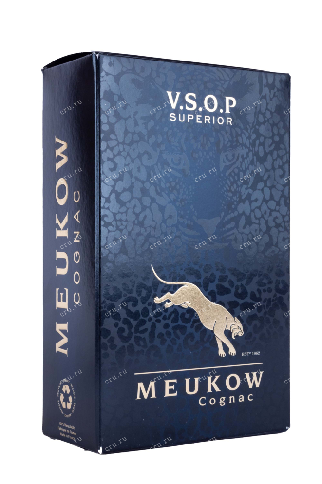 Подарочная коробка Meukow VSOP gift box 2015 0.5 л
