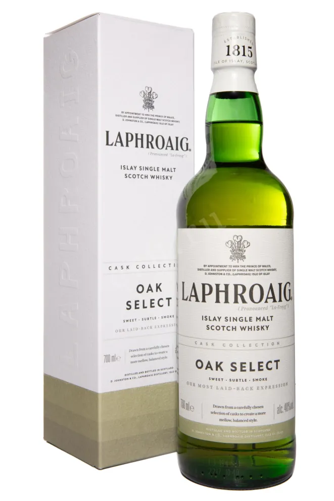 Виски Laphroaig Oak Select in gift box  0.7 л