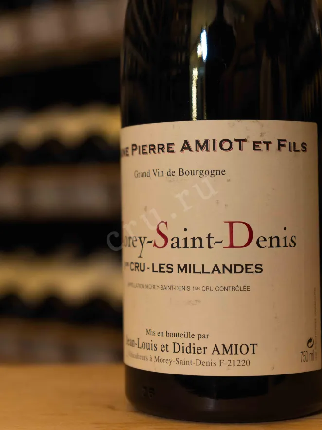 В магазине Крю Профи Morey-Saint-Denis Premier Cru Les Millandes AOC Domaine Pierre Amiot et Fils 2016 0.75 л