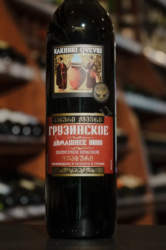 В магазине Крю Профи Kakhuri Qvevri Domashnee Demi-Sec 2019 0.75 л