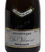 Этикетка Champagne De Vilmont Cuvee Prestige Millesime Brut gift box 2016 0.75 л