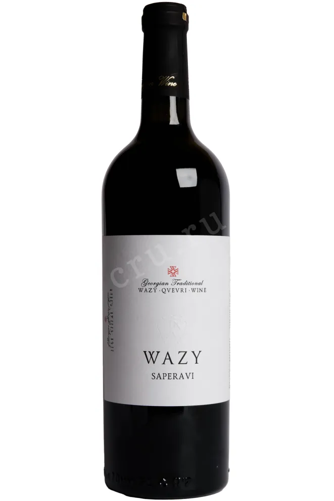 Вино Wazy Saperavi Qvevri 2024 0.75 л
