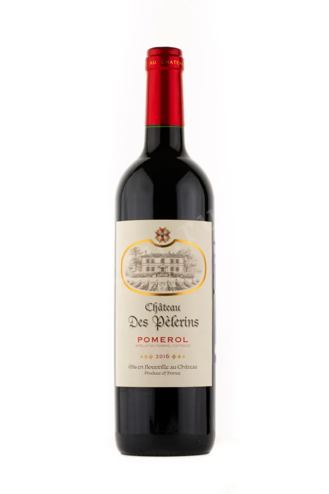 Вино Chateau des Pelerin Bordo Pomerol 2016 0.75 л