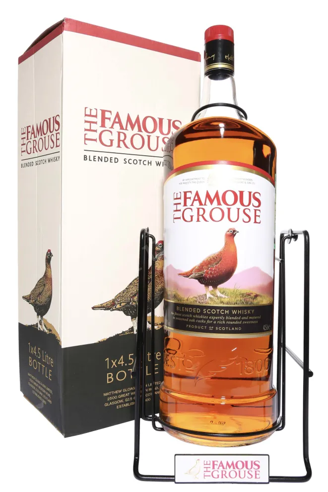 Виски Famous Grouse with pouring stand in gift box  4.5 л