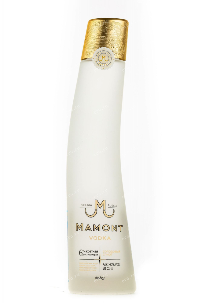 Бутылка водки Mamont gift box with 2 shots 0.7