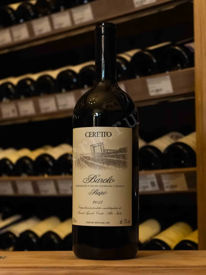 В магазине Крю Профи Ceretto Barolo Prapo DOGC in woodbox 2015 1.5 л