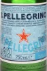 Этикетка San Pellegrino 0.75 л