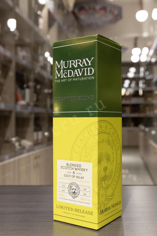 В магазине Крю Профи Murray McDavid Crafted Blend Cult of Islay 8 Years Old gift box 0.7 л