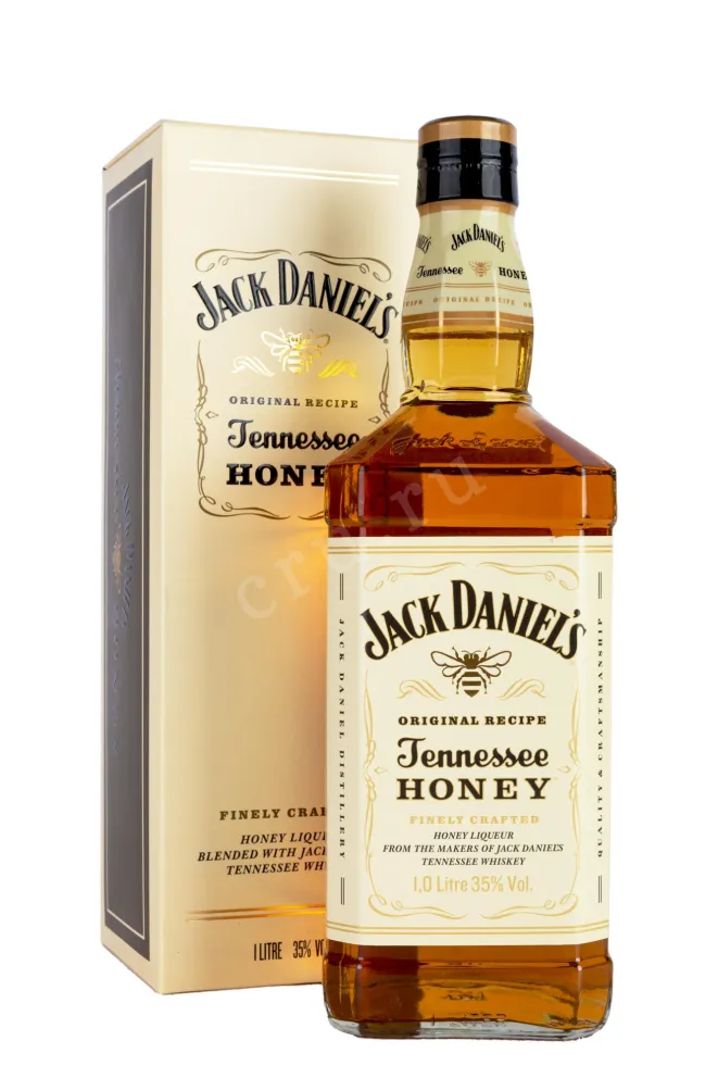 Виски Jack Daniels Tennessee Honey gift box  1 л